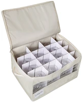 Honey Can Do Stemware Storage Boxes, Set of 2