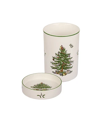 Spode Christmas Tree Wine Chiller & Coaster Set