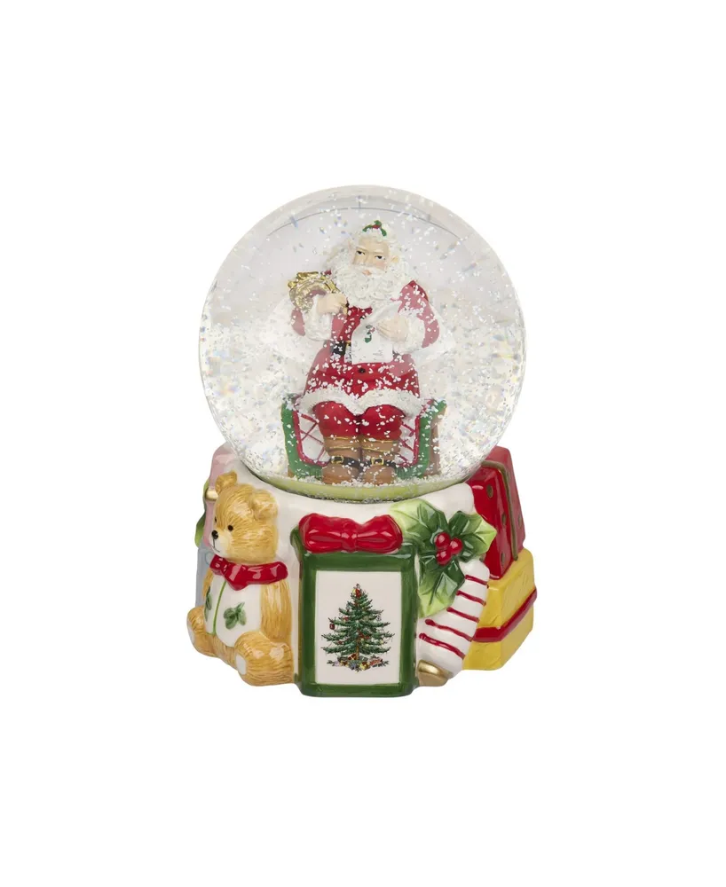 Spode Christmas Tree Musical Snow Globe