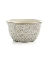 Elama Lotus Square Dinnerware Set of 16 Pieces