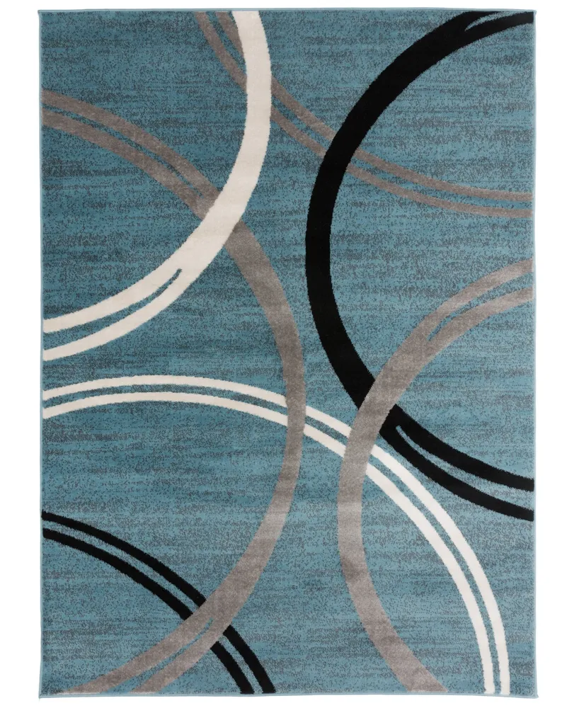 Main Street Rugs Alba ALB377 6'6" x 9' Area Rug