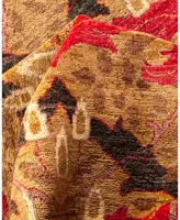 Adorn Hand Woven Rugs Arts and Crafts M1574 7'10" x 9'10" Area Rug - Gold