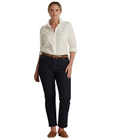 Lauren Ralph Plus-Size Mid-Rise Straight Jean