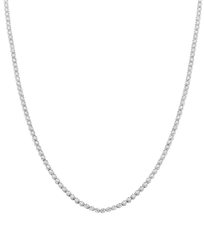 Diamond 20" Tennis Necklace (5 ct. t.w.) in 10k White Gold