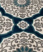 Closeout! Portland Textiles Loggia Carroll 5' x 7'3" Outdoor Area Rug