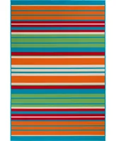 Northern Weavers Vera Lewis Stripe 6'7" x 9'6" Outdoor Area Rug