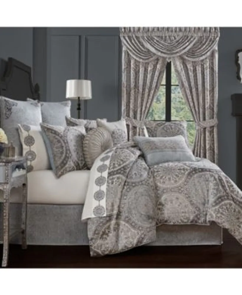 J. Queen New York Liana Woven Damask Pattern Comforter Set