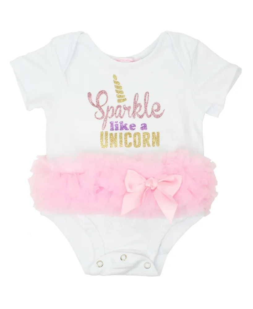 Baby Girls Sparkle Like Unicorn Tutu Bodysuit