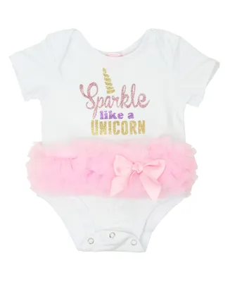 Baby Girls Sparkle Like Unicorn Tutu Bodysuit