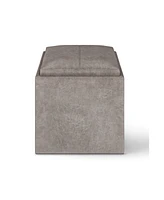 Rockwood Cube Storage Ottoman with Tray