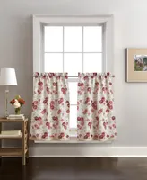 Curtainworks Rose 36" x 54" Tailored Tier, Set of 2