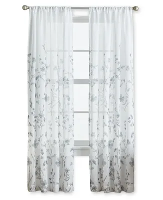 Curtainworks Pandora Sheer 63" x 38" Pole Top Panel, Set of 2