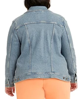 Levi's Plus Button-Down Original Denim Trucker Jacket