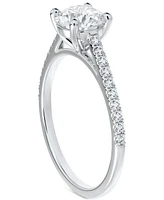 Portfolio by De Beers Forevermark Diamond Cathedral Pave Band Engagement Ring (5/8 ct. t.w.) 14k White, Yellow or Rose Gold