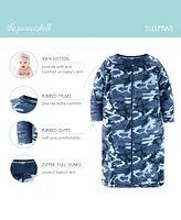 The Peanutshell Newborn Baby Shower Gift Set for Boys, Baby Layette Essentials, Navy, Grey