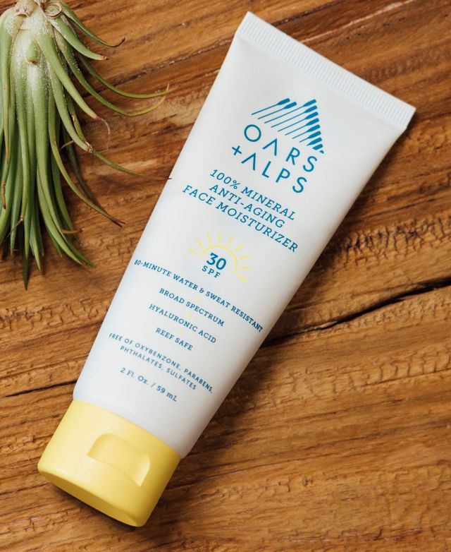 Oars + Alps 100% Mineral Anti-Aging Face Moisturizer Spf 30, 2