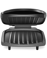 George Foreman 2-Serving Classic Plate Electric Indoor Grill & Panini Press
