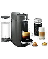 Nespresso Vertuo Plus Deluxe Coffee and Espresso Machine by De'Longhi in Titan