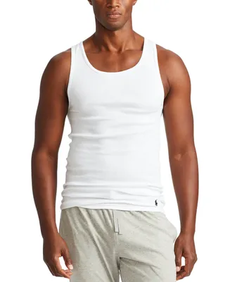 Polo Ralph Lauren Men's Tall Classic Cotton Undershirts - 3-Pack