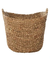 Brown Sea Grass Contemporary Storage Basket, 19 " x 20 " x 18 "