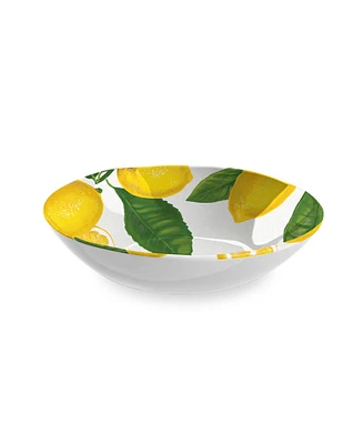 Tarhong Lemon Fresh Serve Bowl, 12" X 3", 112 Oz.,Melamine