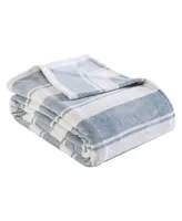 Eddie Bauer Stones Stripe Ultra Soft Plush Blanket