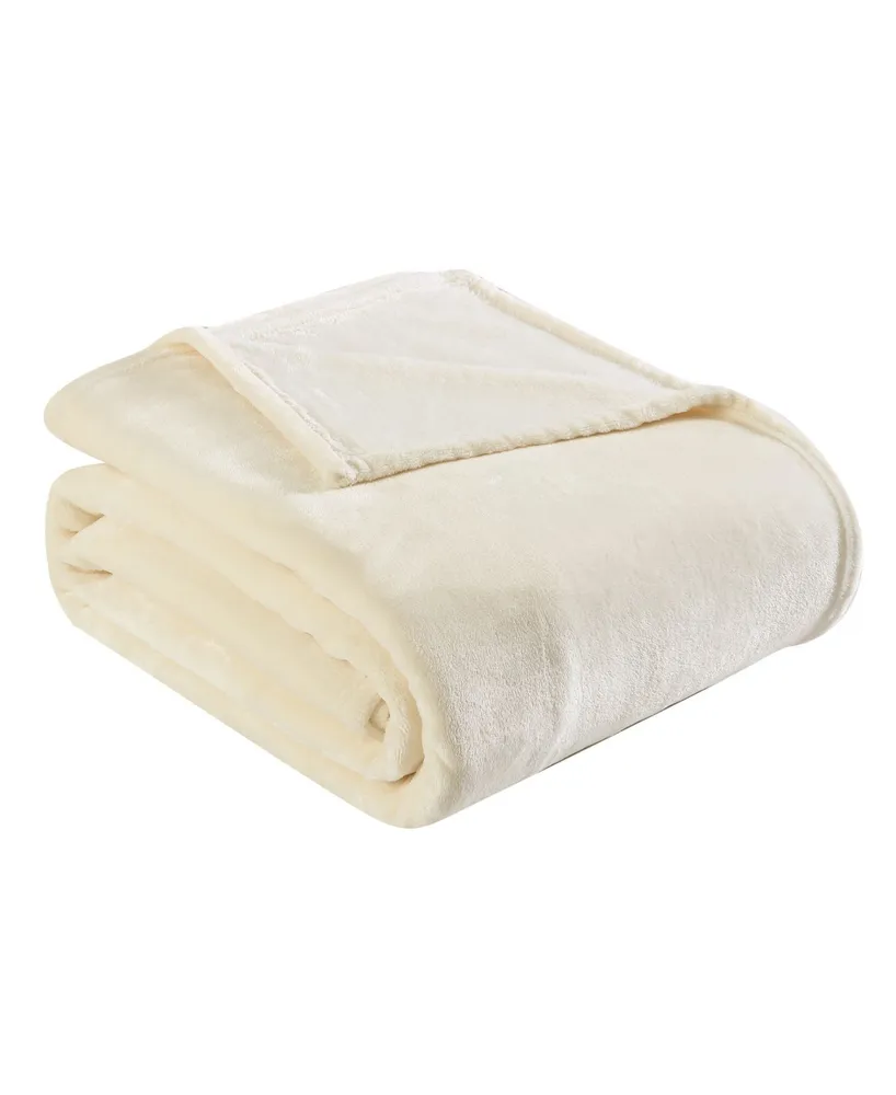 Eddie Bauer Ultra Soft Plush Solid Blanket, Full/Queen