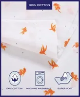 Goldfish Bright Cotton Percale Sheet Sets