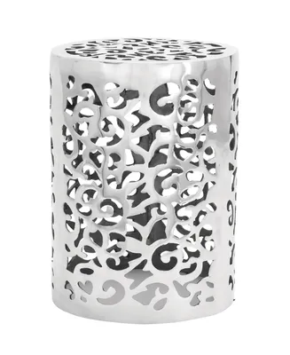 Contemporary Stool - Silver