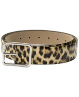 I.n.c. International Concepts Animal Print Panel Belt, Created for Macy's