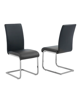 Alison Modern Dining Side Chairs, Set of 2