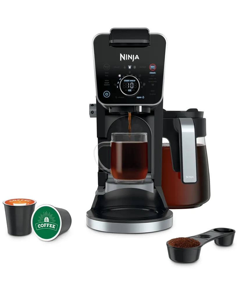 Ninja CFP301 DualBrew Pro Specialty Coffee System, Single-Serve, Compatible with K-Cups & 12-Cup Drip Coffee Maker