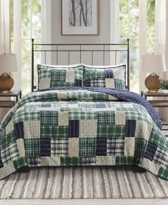 Madison Park Timber Reversible 3-Pc. Quilt Set, Full/Queen