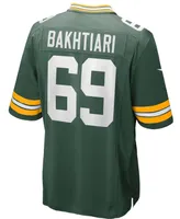 Men's David Bakhtiari Green Bay Packers Game Team Jersey