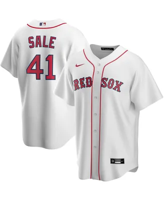 Men's Nike Chris Sale White Boston Red Sox Home Replica Player Name Jersey