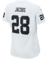 Women's Josh Jacobs White Las Vegas Raiders Player Game Team Jersey