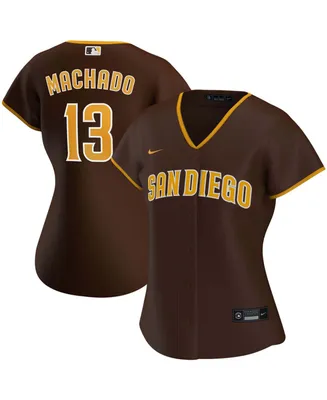 Women's Manny Machado Brown San Diego Padres Road Replica Player Jersey