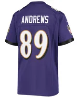 Big Boys and Girls Mark Andrews Purple Baltimore Ravens Game Jersey