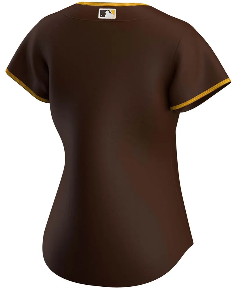 Women's Brown San Diego Padres Road Replica Team Jersey