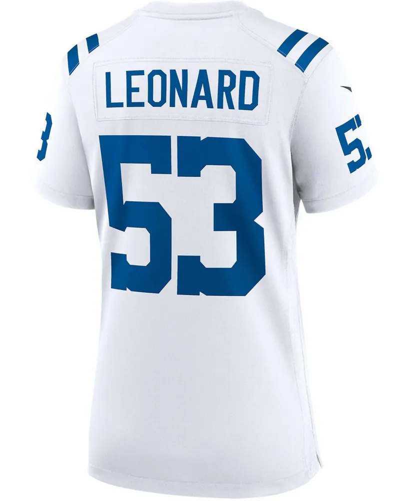 Women's Darius Leonard White Indianapolis Colts Game Player Jersey