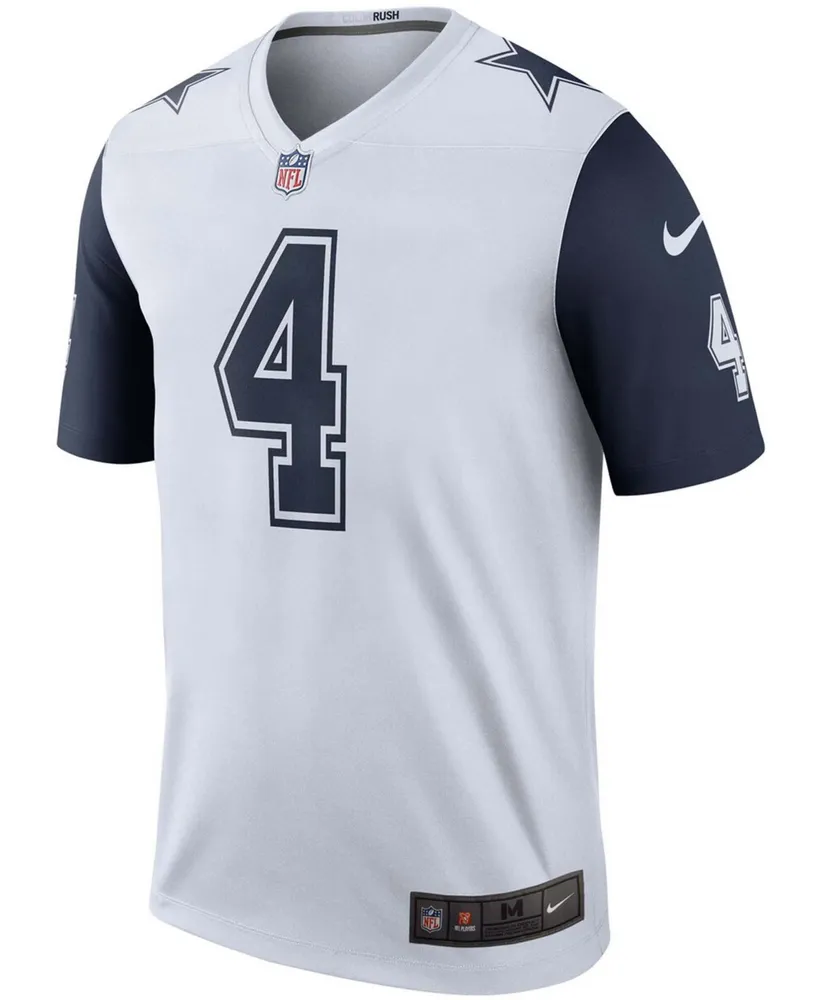 Men's Dak Prescott White Dallas Cowboys Color Rush Legend Player Jersey