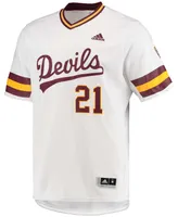 Men's White Arizona State Sun Devils Replica Baseball Jersey