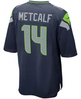 Men's Dk Metcalf College Navy Seattle Seahawks Game Team Jersey