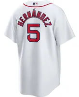 Men's Enrique Hernandez White Boston Red Sox Home Official Replica Player Jersey