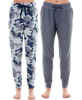 Roudelain Women's Ultra-Soft Jogger Pajama Bottoms, Set of 2