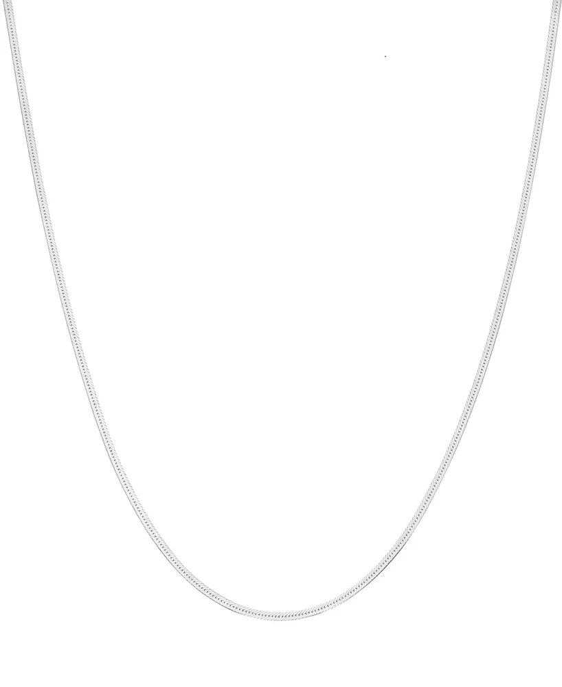 Giani Bernini 20" Herringbone Chain 18K Gold over Sterling Silver Necklace and