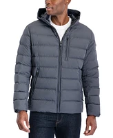 Michael Kors Men's Hooded Puffer Jacket, Created For Macy's