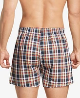 Tommy Hilfiger Men's 3-Pk. Classic Printed Cotton Poplin Boxers