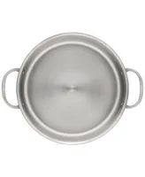 Le Creuset 4.5 Quart Stainless Steel Rondeau with Lid