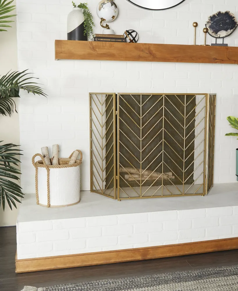 Contemporary Fireplace Screen